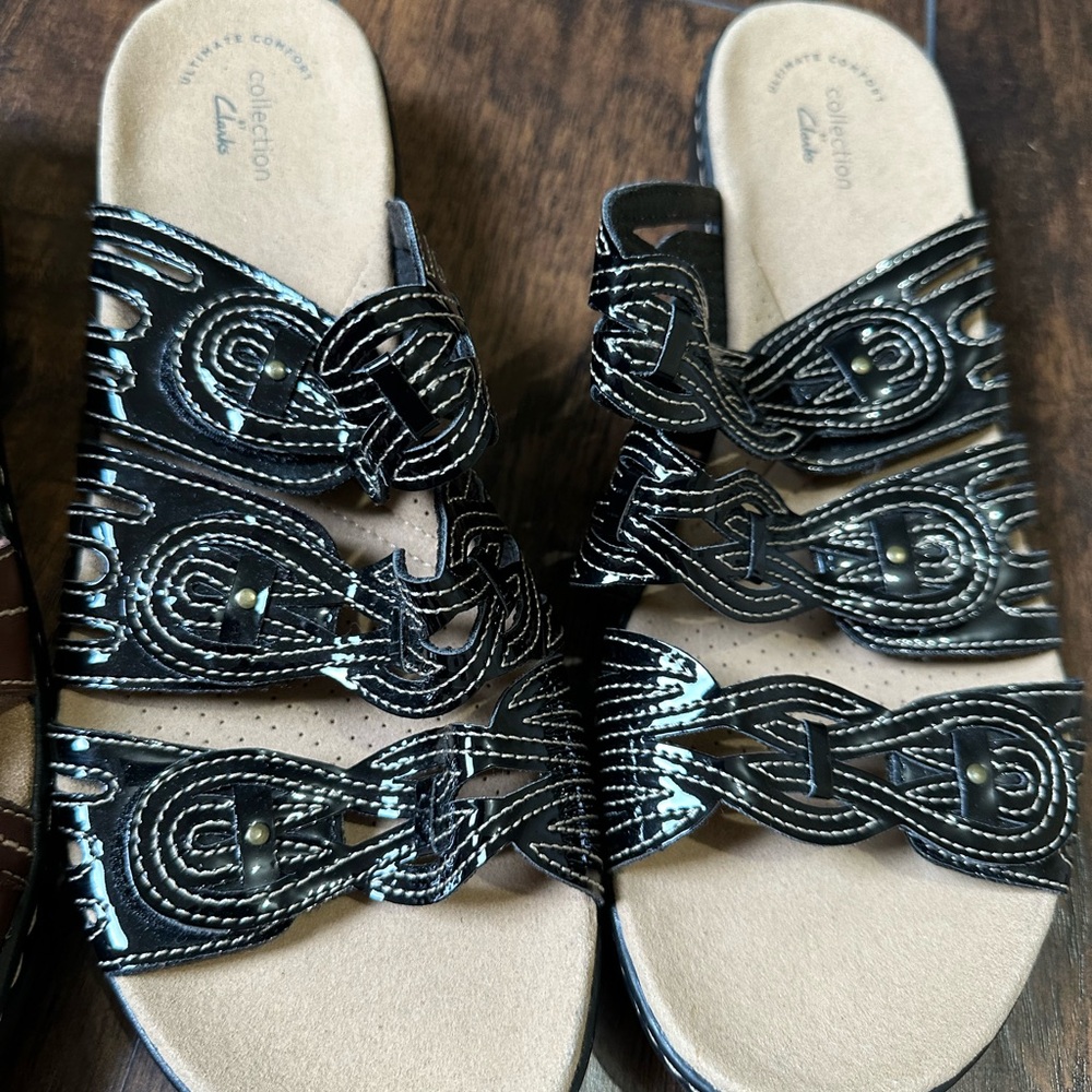 Clarks Black Women's Sandals